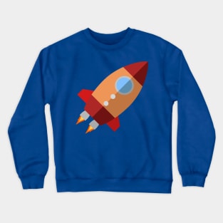 Rocket Ship Crewneck Sweatshirt